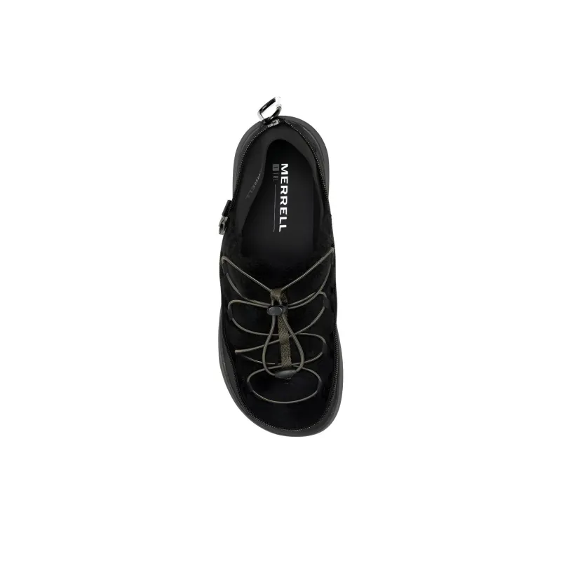 MERRELL Women's Hut Moc 2 Packable Fleece 1TRL 'Black Olive'-2