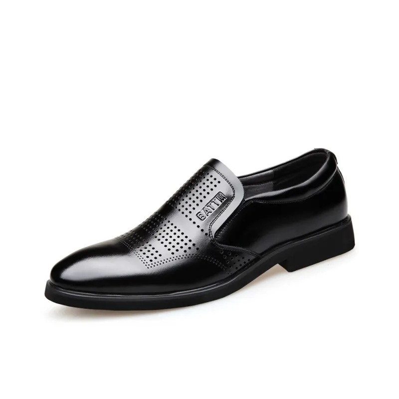 Batotem Men's Casual Shoes Men Low Top Black Brown-0