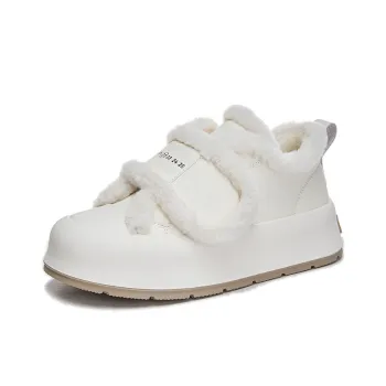 Zdwo Warm Low-Top Hook-and-Loop Platform Skateboard Shoes Women's