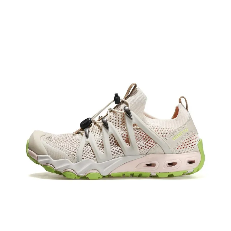 HUMTTO River Trekking Shoes Anti Slip Wear Resistant Low Top Outdoor Shoes Women's Beige-0