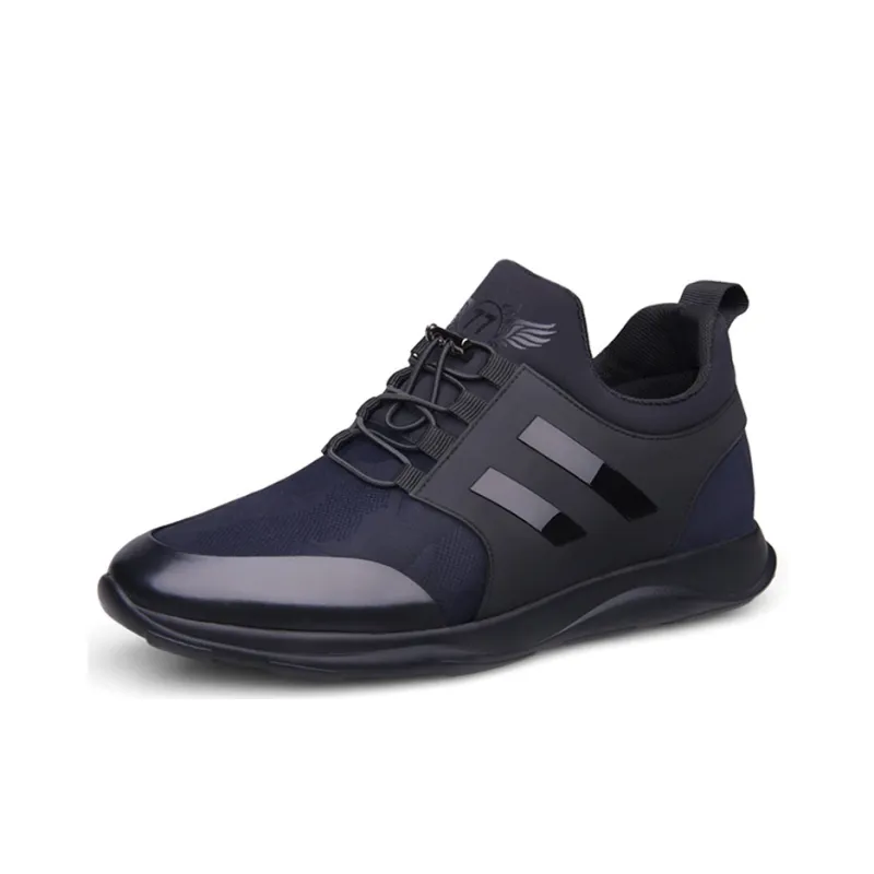 SULEGAO Lightweight Low Top Casual Shoes 7cm Unisex-4