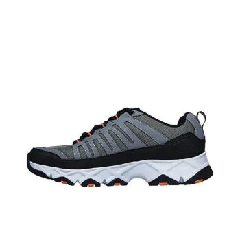 Skechers Crossbar Stilholt Cushioning Anti Slip And Wear Resistant Low Top Casual Shoes Men's Black
