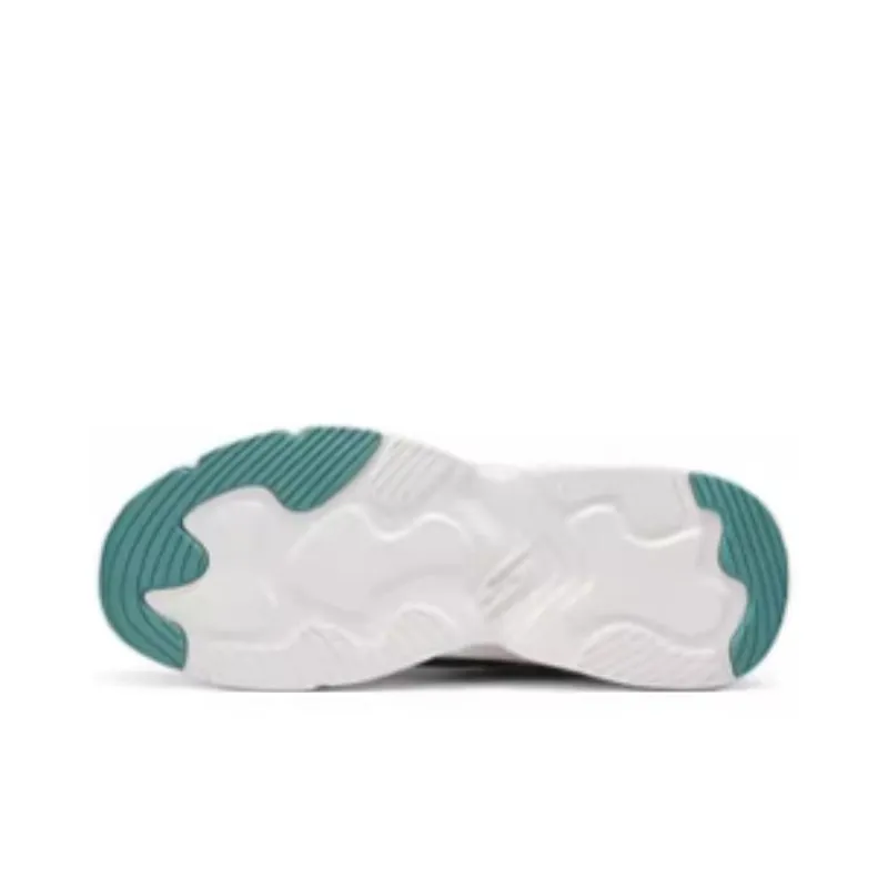 Skechers Wear resistant And Lightweight Low Top Casual Shoes Men's White Green-4