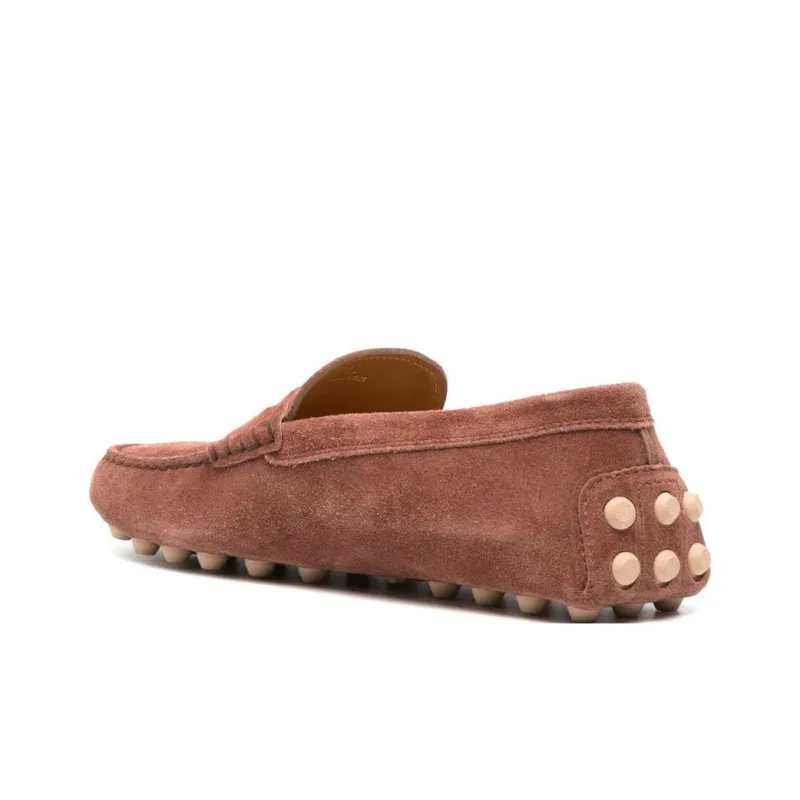 TOD'S Gommino Loafers Women's Red Brown-2