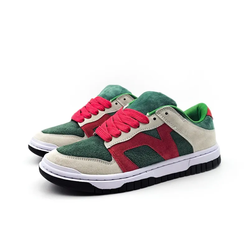 I'm Shopping The Wizard Of Oz Anti Slip Wear Resistant Low Top Casual Skateboard Shoes Unisex Red Green Multicolor-6