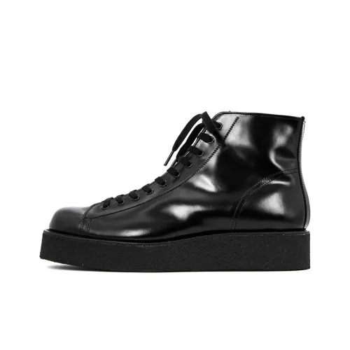 Yohji Yamamoto Demi Leather Boots