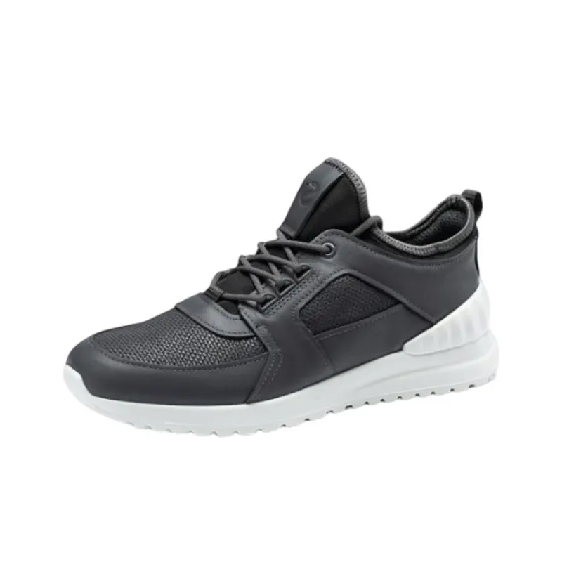 Ecco Low Top Casual Shoes Men's Magnet Gray-1