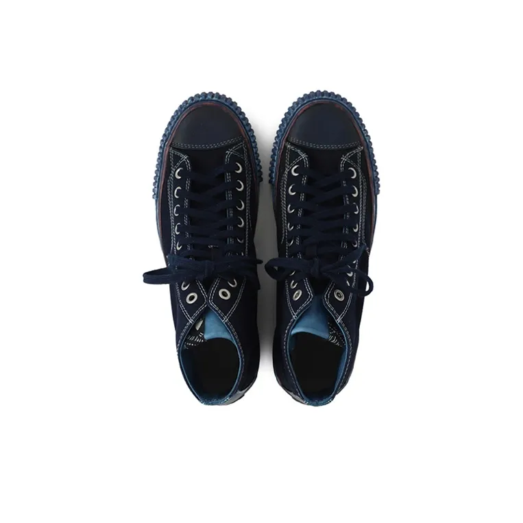 Visvim Skagway Hi Stylish Skateboarding Shoes Men's Black-1