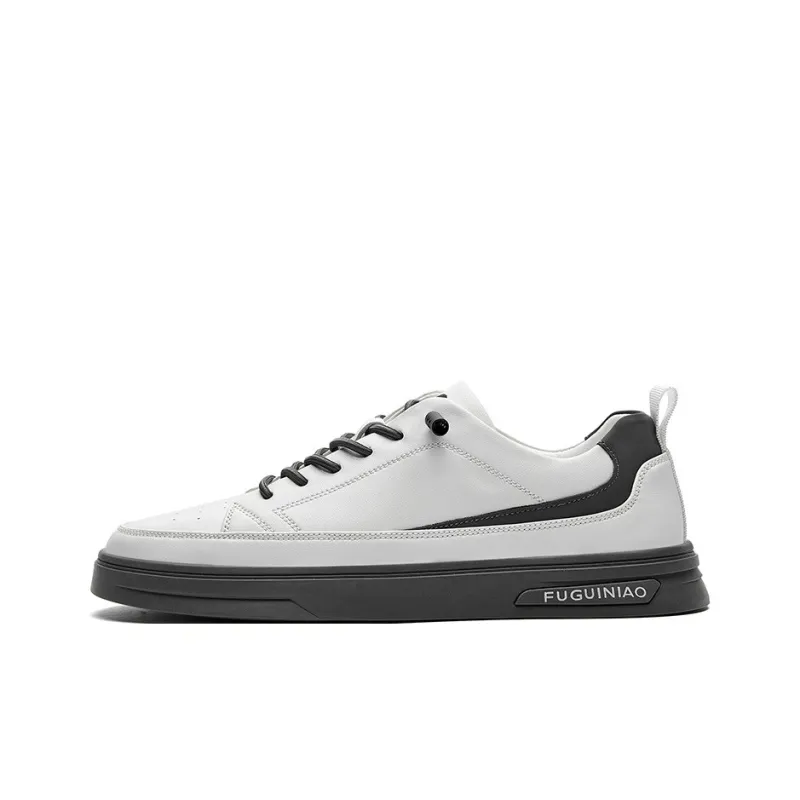 Rich Birds Low Top Skateboard Shoes Men's White-0