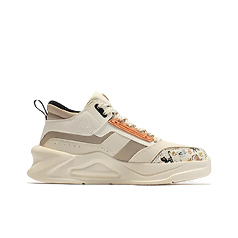361° Slip Resistant Thermal High Top Sports Casual Shoes Women's Beige Umber-1