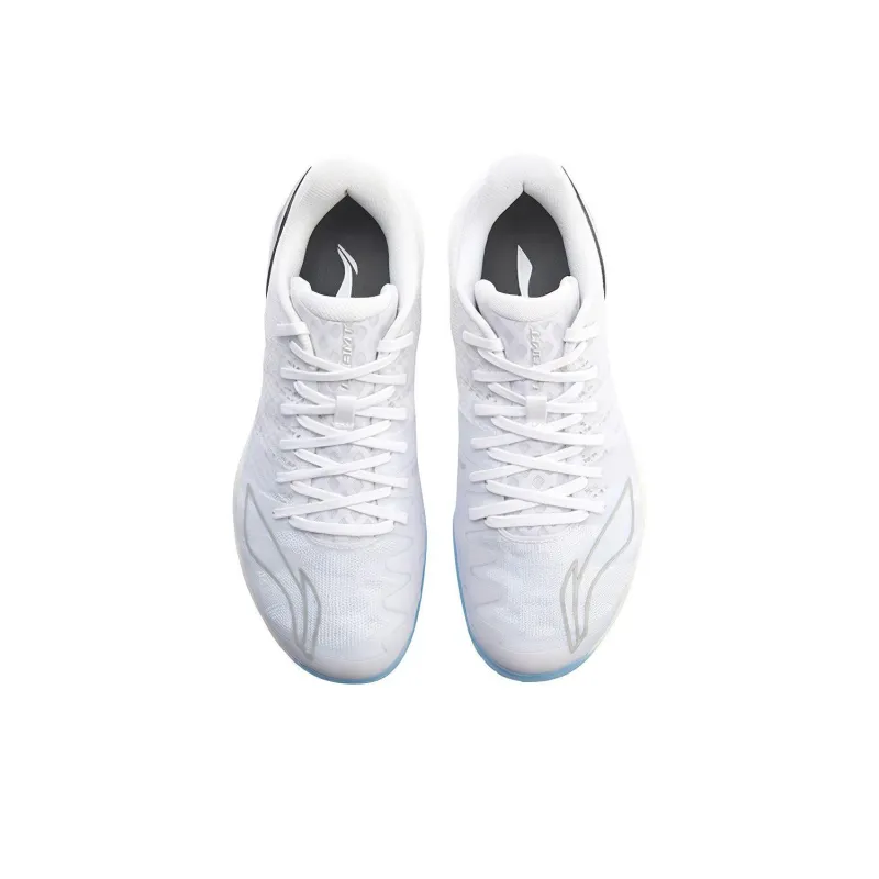 LiNing Gyrfalcon 2.0 Cushioning Support Low Top Badminton Shoes Men's White-3