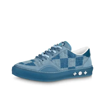LOUIS VUITTON Ollie Sneakers 'Blue Plaid Mesh'