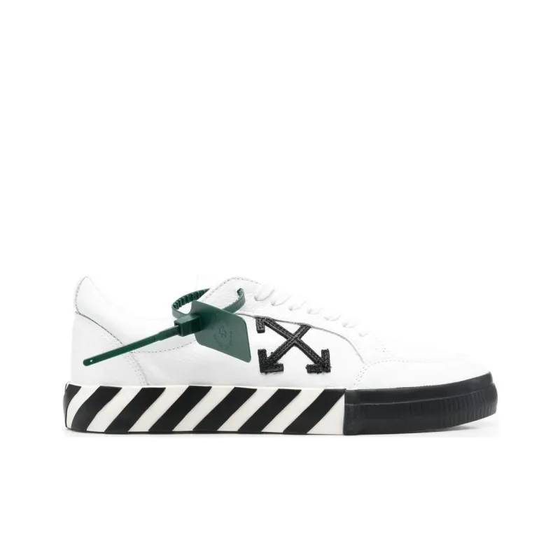 OFF WHITE Vulc Low Leather White Black SS22-1