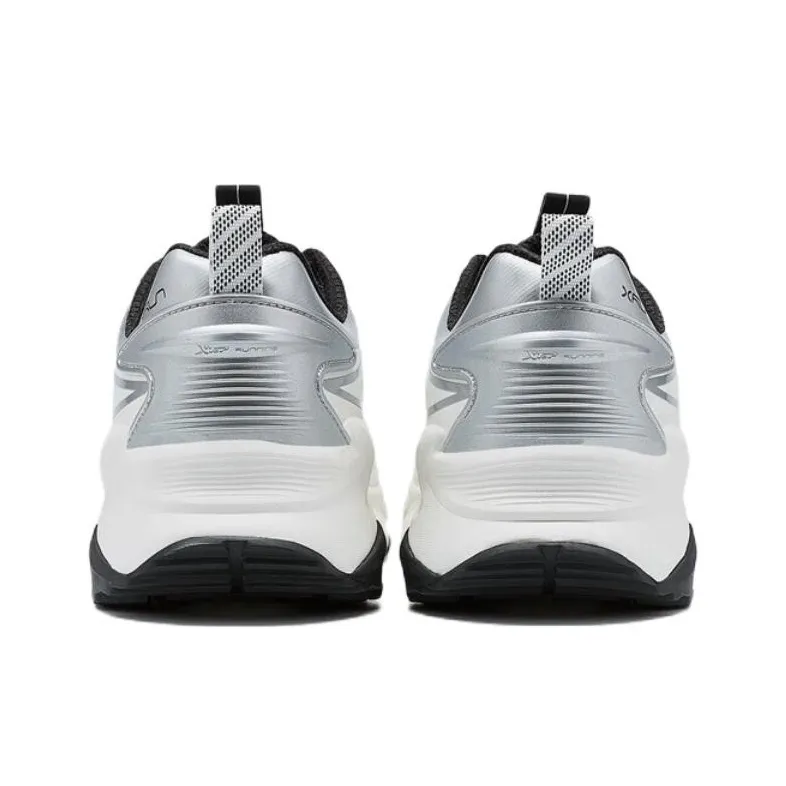 XTEP Cushioned Anti Slip And Wear Resistant Warm Low Top Running Shoes Men's Sail White-3