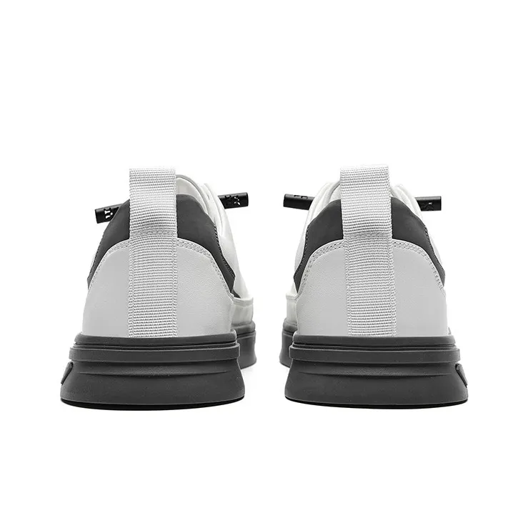 Rich Birds Low Top Skateboard Shoes Men's White-3