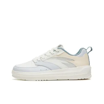 Anta Anti Slip And Wear Resistant Lightweight Low Top Skateboard Shoes Women's Oatmeal White