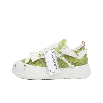 SMILEREPUBLIC 'Rewind Earthy' Wear Resistant Low Top Canvas Shoes Unisex Olive Green