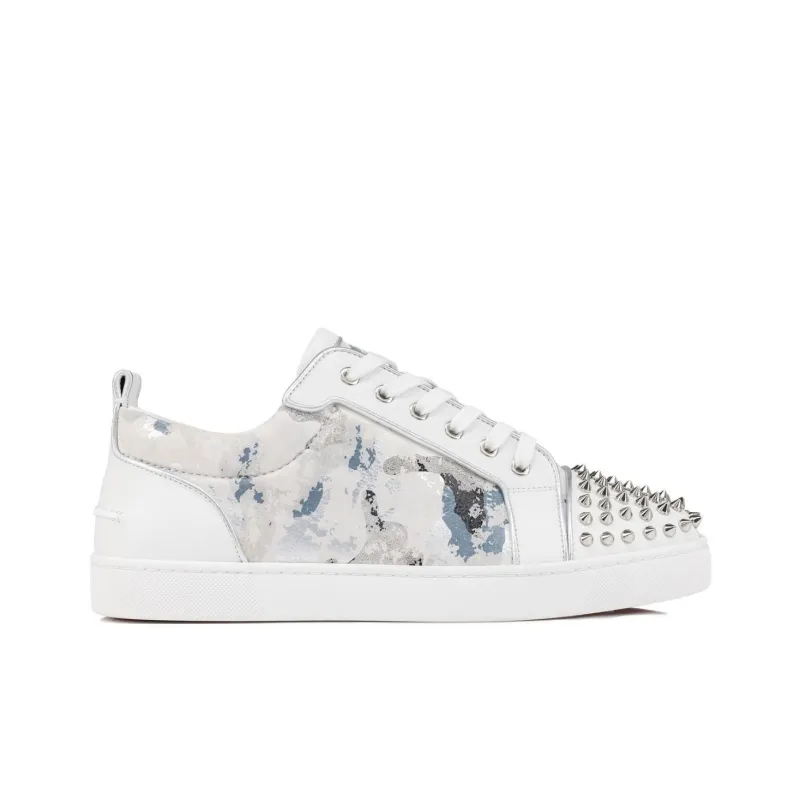 Christian Louboutin Louis Junior Spikes Leather Sneakers-1