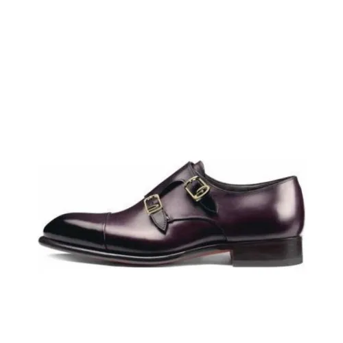 Santoni Dress Shoes Men Low-Top Purple