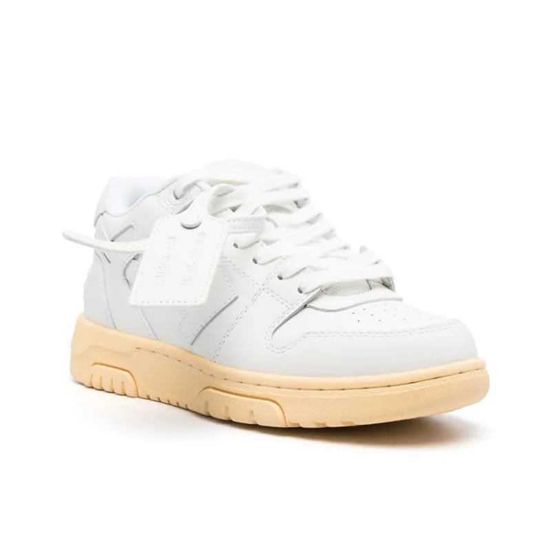 OFF WHITE Out Of Office Ooo Low Tops White Cream Women's-1