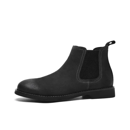 HLA Chelsea Boots Men Gray