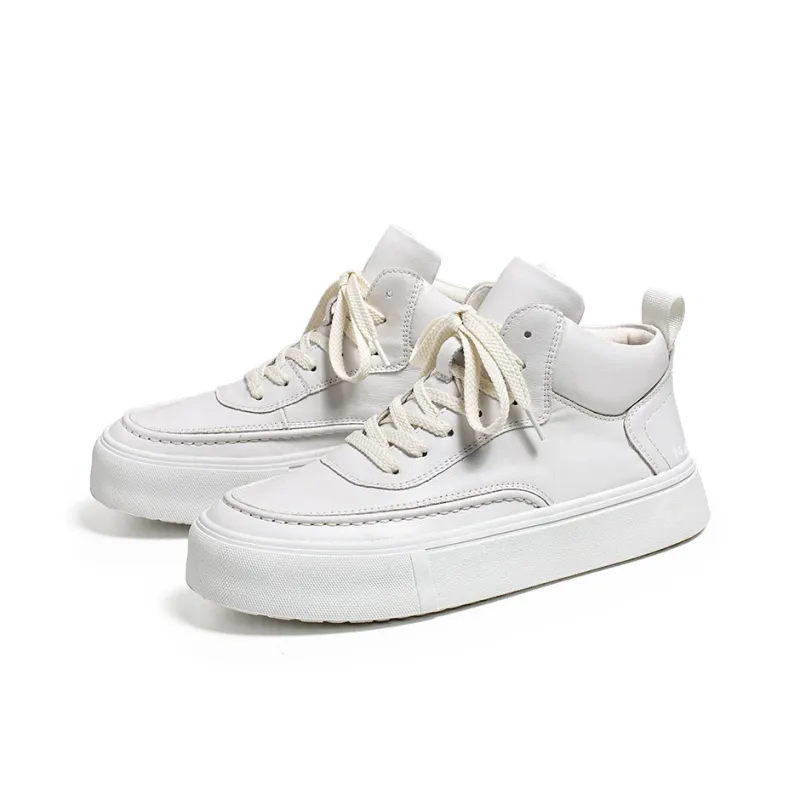 Rummaden Abrasion Resistant Mid Top Skateboard Shoes Men's-1