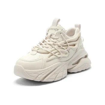 C°BANNER Low Top Chunky Sneakers Women's Beige