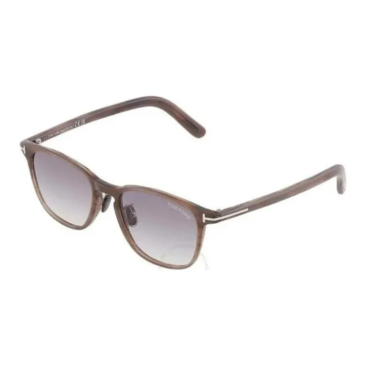 TOM FORD Acetate Square Sunglasses Men's Brown-0