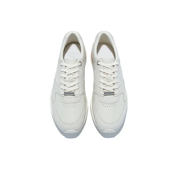 LI NING 1990 Anti Slip Wear Resistant Low Top Sports Casual Shoes Men's Ecru-3