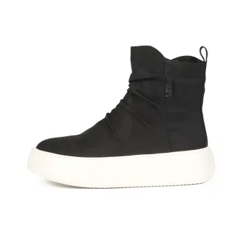 Thai Points Breathable Height Increasing High-Top Skateboard Shoes Men's Black