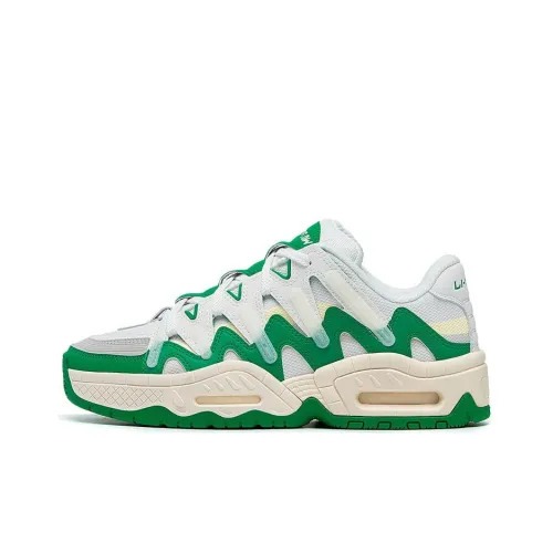 LiNing CF Tracing, Version 2.0 Abrasion Resistant Breathable Low Top Sports Casual Shoes Men's White Green