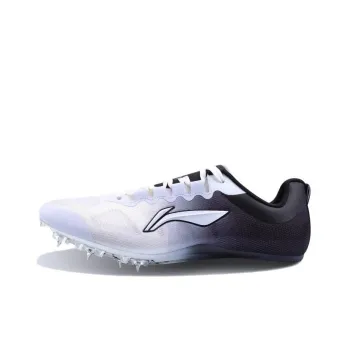 LiNing Cushioning Anti Slip And Wear Resistant Low Top Running Shoes Unisex White Black