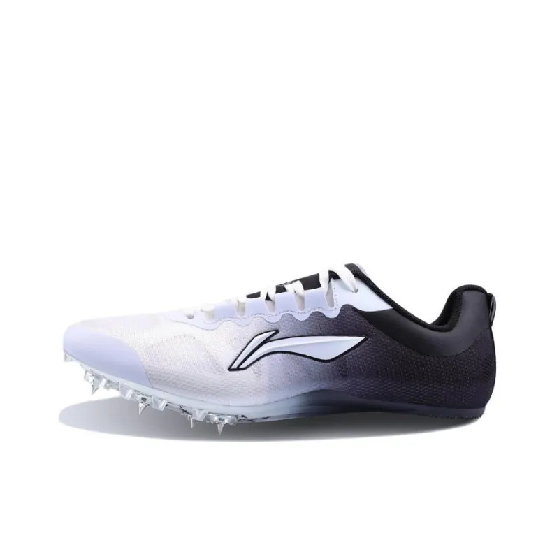 LiNing Cushioning Anti Slip And Wear Resistant Low Top Running Shoes Unisex White Black-0