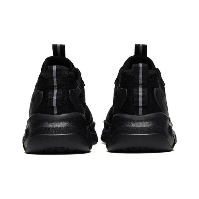 Anta Cushioned Anti Slip And Wear Resistant Lightweight Low Top Sports Casual Shoes Black-3