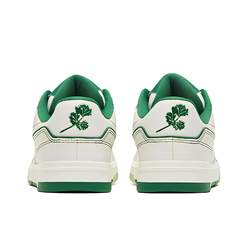 Anta AOYU Qiuyou Anti Slip Wear Resistant Low Top Skateboard Shoes Women's Coriander Green-3