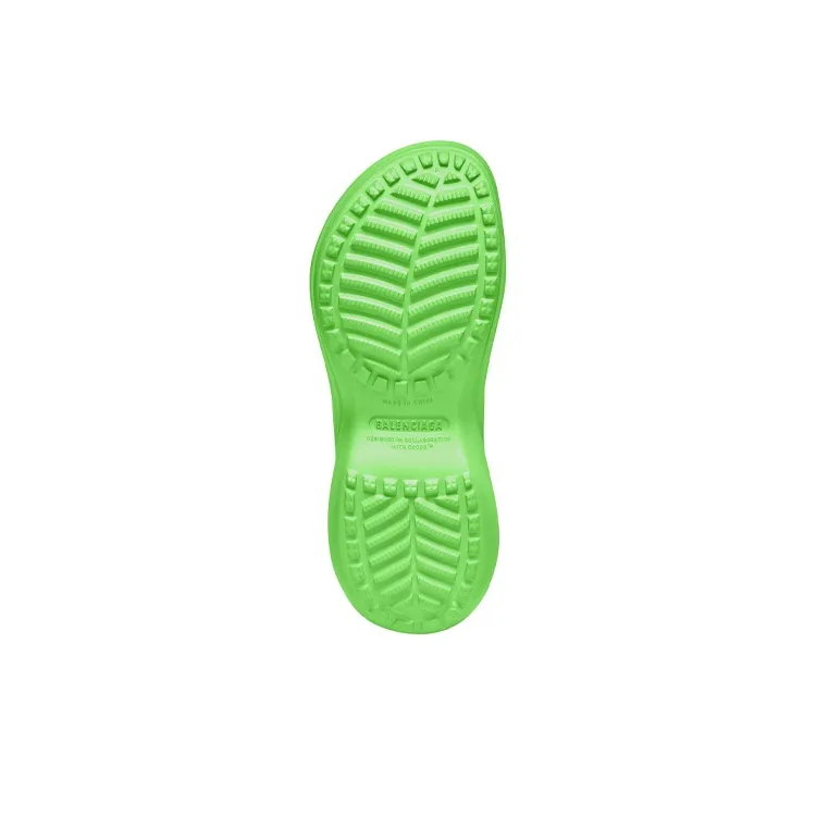 Balenciaga X Crocs Pool Slide Sandal Neon Green-3