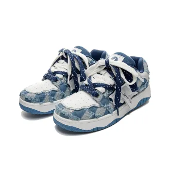 HLA JEANS Abrasion Resistant Breathable Slip Resistant Low Top Skateboard Shoes Unisex