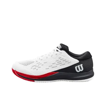 Wilson Rush Pro Ace Cushioning Anti-Slip And Wear-Resistant Coverage Low-Top Tennis Shoes Men's White Black Red
