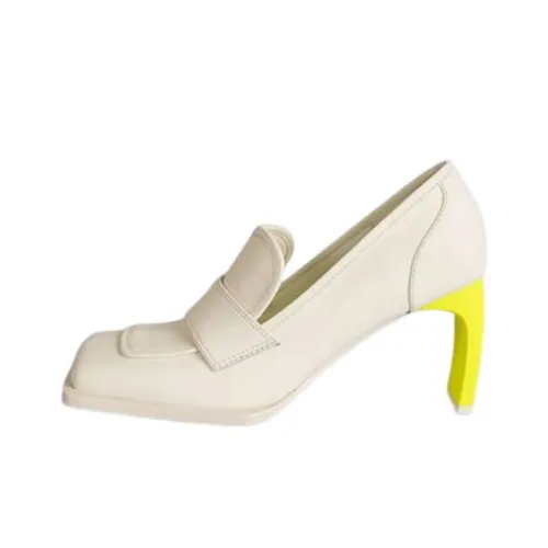 TNTZD High Heels Women's White/Yellow