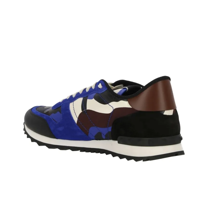 Valentino Garavani Rockrunner Camouflage Lace Up Sneakers-2