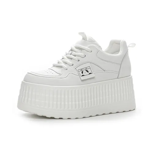 Shoe Cabinet Floral Language Casual Single Shoes 8cm Women's