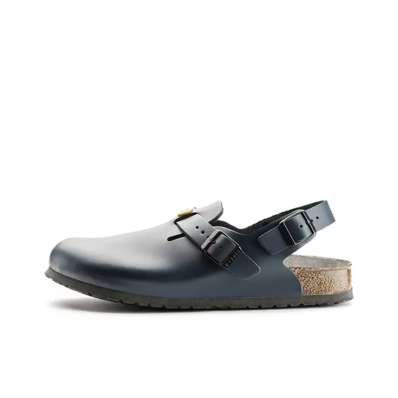 Birkenstock Tokio Esd Natural Leather Sandals 'Blue'-0