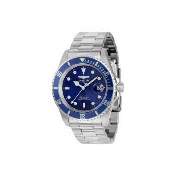 INVICTA Wrist Watch Automatic Mechanical Movement Stainless Steel Strap 43mm Blue Dial Men's Watches
