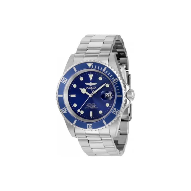 INVICTA Wrist Watch Automatic Mechanical Movement Stainless Steel Strap 43mm Blue Dial Men's Watches-0