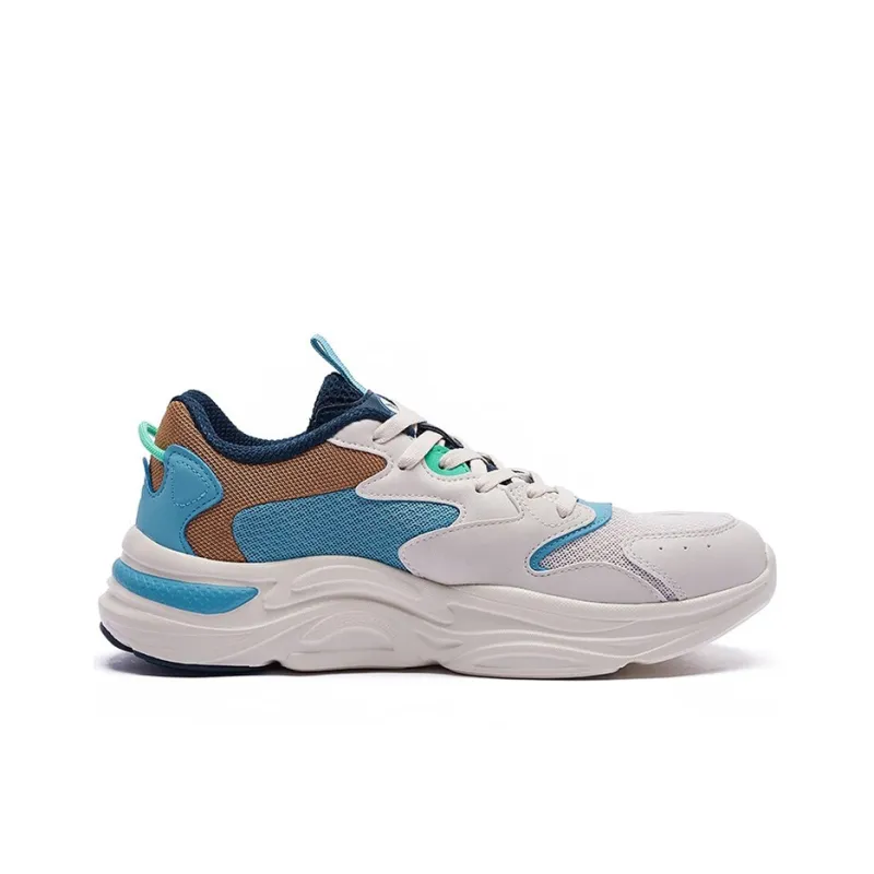 361° Casual Shoes Men Low Top Oat Milk/Arctic Blue-1