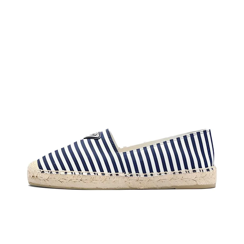 PRADA Casual Single Shoes Women's Blue White-0