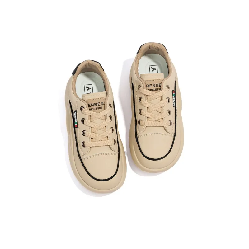Humanism 1986 Thermal Height Increasing Lightweight Low Top Casual Shoes Women's-19