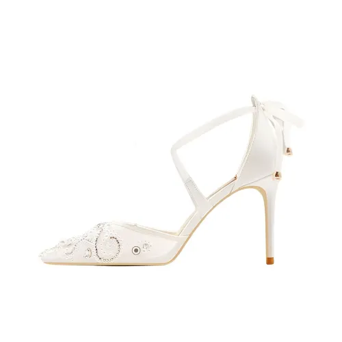 ROSE CASTLE High Heels Women's White