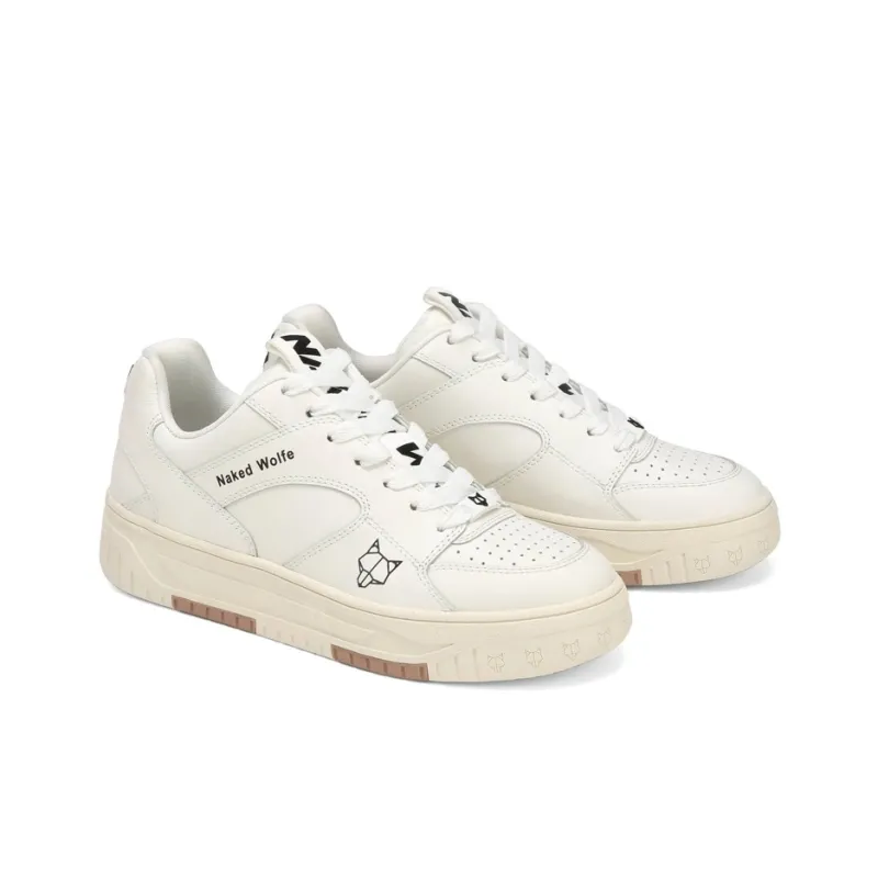 Naked Wolfe Hyde Low-Top Stylish Skateboarding Shoes Women's White-1