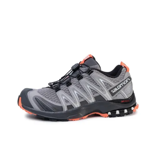 SALOMON XA PRO 3D Hiking / Trekking Shoes Women's Low-Top Gray/Black/Orange